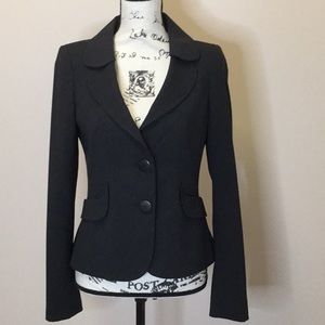 Classiques Entier black and white pinstripe jacket